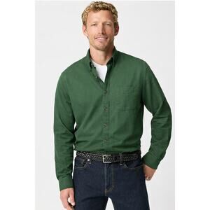 J. Crew Textured Corduroy Shirt Green CD698 Men's Size XXL